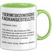 Tiermedizinischer Fachangestellter Wertschätzung Tasse Geschenk Lustige Geschenkidee Spruch Tiermedizinische Fachangestellte Grün Trendation