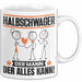 Halbschwager Tasse Geschenk für Halbschwager Der Mann Der Alles Kann Geschenkidee zum Geburtstag Weiß Trendation