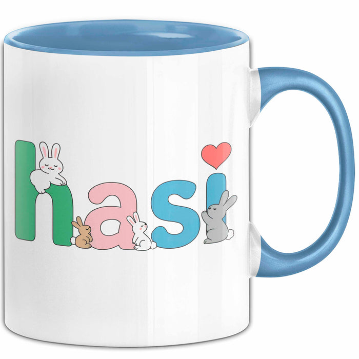 Kaninchen Hase Tierliebhaber Tasse Geschenk Lustige Geschenkidee Spruch Hasi Trendation