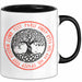 Keltischer Baum des Lebens Tasse Geschenk Geschenkidee Schwarz Trendation