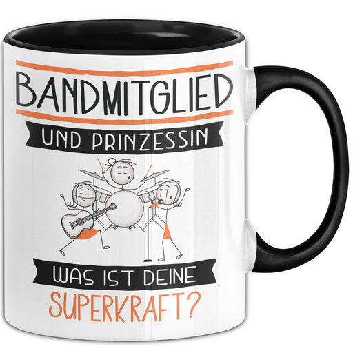 Bandmitglied Und Prinzessin Tasse Geschenk Für Eine Bandmitglied Geburtstag Was Ist Deine Superkraft Trendation
