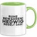 Hedwig Tasse Ruhe Bewahren! Hedwig Regelt Das! Geschenk Grün Trendation