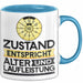 TÜV Alter Tasse Geschenk Lustiger Spruch Geburtstag Humor Blau Trendation