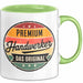 Zimmermann Holz Tischlerei Tasse Geschenk Lustige Geschenkidee Spruch Premium Handwerker Das Original Grün Trendation