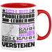 Paddelboard-Lehrer Geschenk Kaffee-Tasse Geschenkidee für Paddelboard-Lehrer Ich Bin Paddelboard-Lehrer Ich Kann Es Dir Erklären Jedoch Nicht Für Dich Verstehen Spruch Lustig Rot Trendation