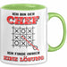 Büroarbeit Kollege Chef Tasse Geschenk Lustige Geschenkidee Spruch Ich Bin Der Chef Ich Finde Immer Eine Lösung Grün Trendation