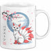 Fuchs Tierliebhaber Tasse Geschenk Lustige Geschenkidee Spruch Japanischer Kitsune Fuchs Weiß Trendation