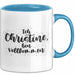 Christine Tasse Ich Christine, Bin Vollkommen Geschenk Blau Trendation