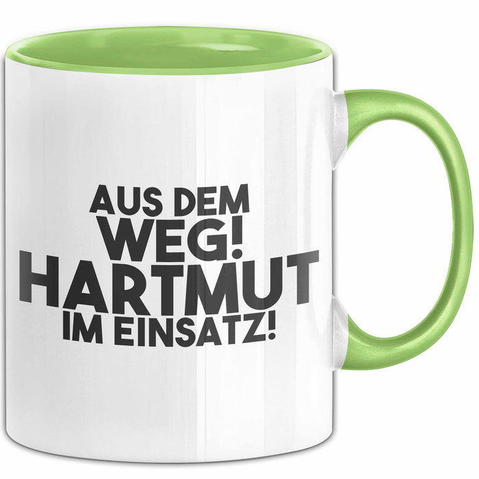 Hartmut Tasse Aus Dem Weg! Hartmut Im Einsatz! Geschenk