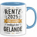 Rentner Pensionär Sarkasmus Tasse Geschenk Lustige Geschenkidee Spruch Rente 2025 Eine Legende Verlässt Das Gelände Blau Trendation