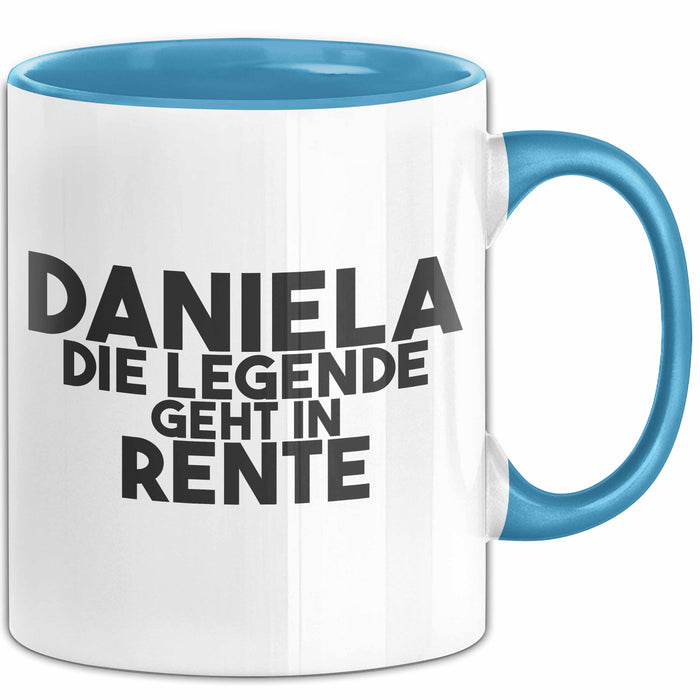 Daniela Tasse Daniela – Die Legende Geht In Rente Geschenk