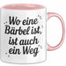 Bärbel Tasse Geschenk Wo Eine Bärbel Ist Ist Auch Ein Weg Geschenkidee Becher mit Name Rosa Trendation
