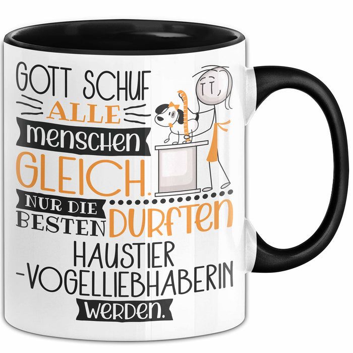 Haustier-Modedesignerin Geschenk Becher Tasse Gott Schuf Alle Menschen Gleich Nur Die Besten Durfeten Haustier-Modedesignerin Werden Geschenkidee Lustig Trendation
