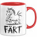Pferde Tierliebhaber Tasse Geschenk Lustige Geschenkidee Spruch Färt Rot Trendation