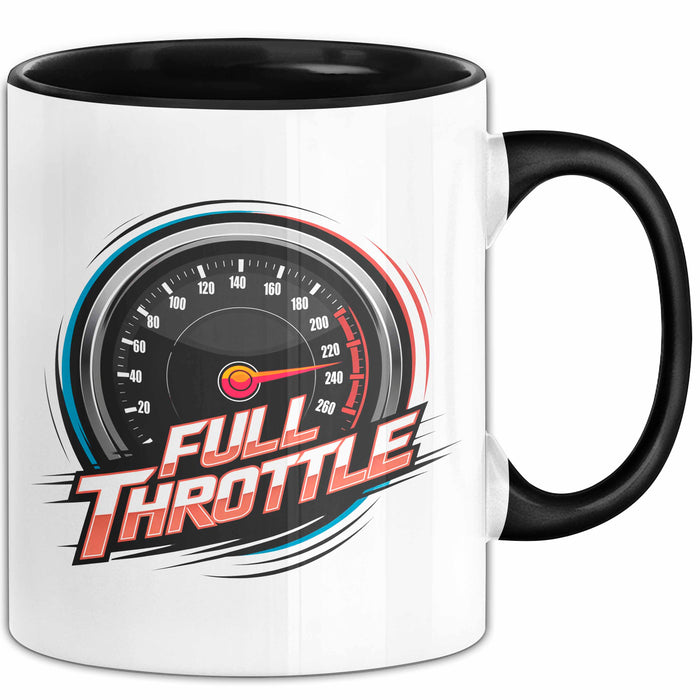 Auto Fan Tasse Geschenkidee Vollgas Schrauber Spruch Geschenkidee Lustig Trendation