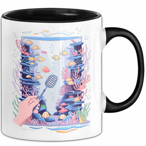 Aquarianer Tasse Geschenk Lustige Geschenkidee Spruch Für Fisch Halter Trendation