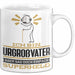Urgroßvater Geschenk Tasse Ich Bin Urgroßvater Aber Sag Doch Einfach Superheld Lustige Geschenkdiee für Urgroßvater Kaffee-Becher Weiß Trendation