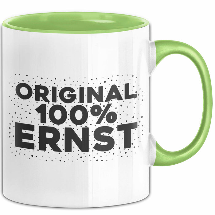 Ernst Tasse Original 100% Ernst Geschenk Grün Trendation