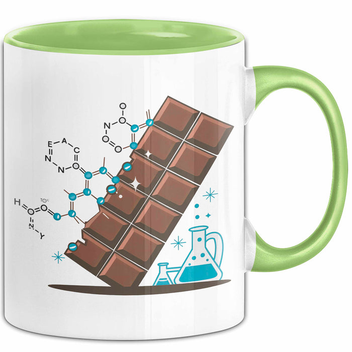 Lebensmittelwissenschaftler Tasse Geschenkidee Grün Trendation