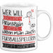 Fußballspielerin Tasse Geschenk Spruch Wer Will Schon Prinzessin Sein Wenn Man Auch Fußballspielerin Sein Kann Weiß Trendation