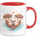 Otter Fan Tasse Geschenk Lustige Geschenkidee Spruch Für Niedliche Tier Liebhaber Rot Trendation