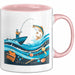 Angler Tasse Geschenk Lustige Geschenkidee Spruch Für Angel Liebhaber Rosa Trendation