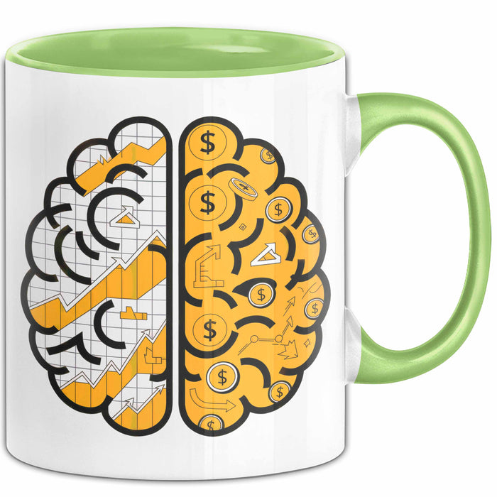Ökonom Tasse Geschenk Lustige Geschenkidee Spruch Für Daten Denker Grün Trendation