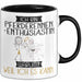 Pferderennen-Enthusiastin Tasse Geschenk Ich Bin Pferderennen-Enthusiastin Warum Weil Ich Es Kann Geschenkidee Geburtstag Trendation