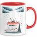 Montags Hasser Tasse Geschenk Lustige Geschenkidee Spruch Für Kaffee Überlebende Rot Trendation