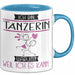 Tänzerin Tasse Geschenk Ich Bin Tänzerin Warum Weil Ich Es Kann Geschenkidee Geburtstag Blau Trendation