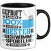 Schwimmsportler Geschenk Lustiger Spruch für Schwimmsportler Geschenkidee Bester Schwimmsportler Der Welt Schwarz Trendation