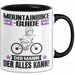 Mountainbike-Guide Tasse Geschenk für Mountainbike-Guide Der Mann Der Alles Kann Geschenkidee zum Geburtstag Schwarz Trendation
