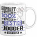 Jogger Geschenk Lustiger Spruch für Jogger Geschenkidee Bester Jogger Der Welt Weiß Trendation