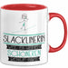 Slacklinerin Weil Es Keinen Schöneren Beruf Gibt Tasse Geschenk für Eine Slacklinerin Lustig Rot Trendation