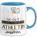 Athletin Geschenk Tasse So Gut Kann Nur Eine Athletin Aussehen Geschenkidee Geburtstag Weihnachten Lustig Blau Trendation