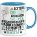 Paddelboard-Lehrer Geschenk Tasse Lustiger Spruch Erheben Sie Sich Der Paddelboard-Lehrer Betritt den Raum Blau Trendation
