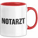Sanitäter Tasse Geschenk Notfallarzt & Rettungssanitäter Rot Trendation