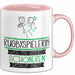 Rugbyspielerin Weil Es Keinen Schöneren Beruf Gibt Tasse Geschenk für Eine Rugbyspielerin Lustig Rosa Trendation