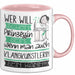 Klangkünstlerin Tasse Geschenk Spruch Wer Will Schon Prinzessin Sein Wenn Man Auch Klangkünstlerin Sein Kann Rosa Trendation