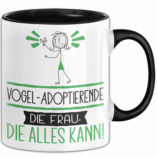 Vogel-Adoptierende Geschenk Tasse Becher Die Frau Die Allen Kann Geschenkidee für eine Vogel-Adoptierende Lustig Trendation