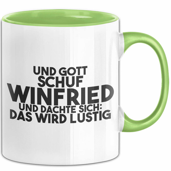 Winfried Tasse Und Gott Schuf Winfried Und Dachte Sich: Das Wird Lustig
