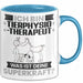 Tierphysiotherapeut Tasse Geschenk für Tierphysiotherapeut Geburtstag Lustiger Spruch Kaffee-Becher Was Ist Deine Superkraft Blau Trendation