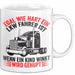Lkw Fahrer Tasse Geschenk Harte Truckfahrer Trucker Geschenkidee Lustig Weiß Trendation