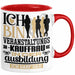 Veranstaltungskauffrau Ausbildung Start Geschenk Tasse Ich Bin Veranstaltungskauffrau In Der Ausbildung Ich Darf Das Kaffee-Becher Geschenkidee Rot Trendation