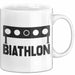 Biathlon Tasse Geschenk Wintersport Geschenke Biathlon Langläufer Weiß Trendation