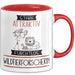 Wildtierforscherin Tasse Geschenk Becher Stark Attraktiv Furchtlos Wildtierforscherin Lustige Geschenkidee Rot Trendation