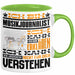 Musikjournalist Geschenk Tasse Geschenkidee für Musikjournalist Geburtstag Lustig Ich Bin Musikjournalist Ich Kann Es Dir Erklären Aber Nicht Für Dich Verstehen Grün Trendation