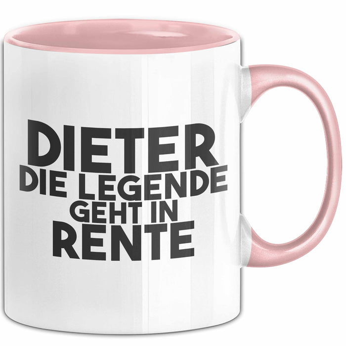 Dieter Tasse Dieter – Die Legende Geht In Rente Geschenk