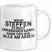 Steffen Tasse Wenn Steffen Nicht Repariert, Sind Wir Am Arsch Geschenk Weiß Trendation