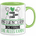 Influencerin Geschenk Tasse Becher Die Frau Die Allen Kann Geschenkidee für eine Influencerin Lustig Grün Trendation